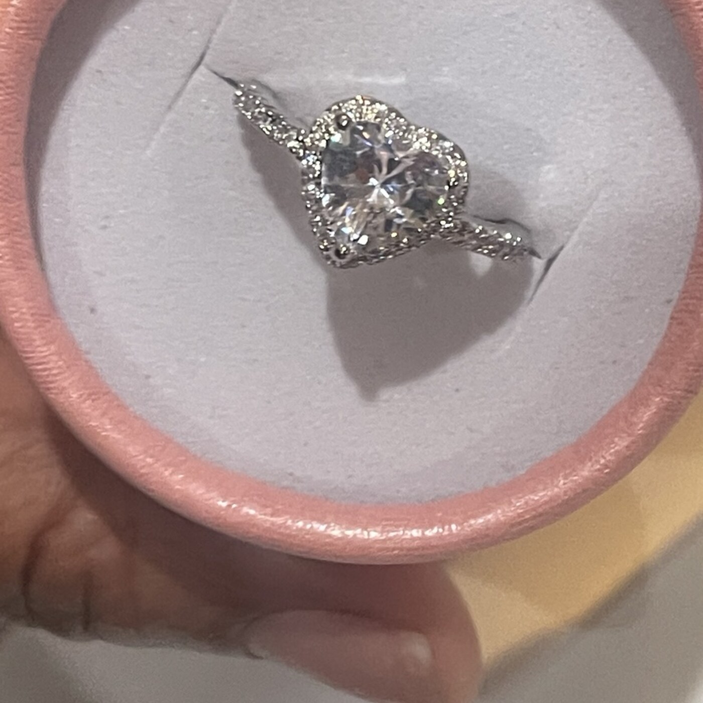 Heart Halo Statement Ring by Frosted Flame