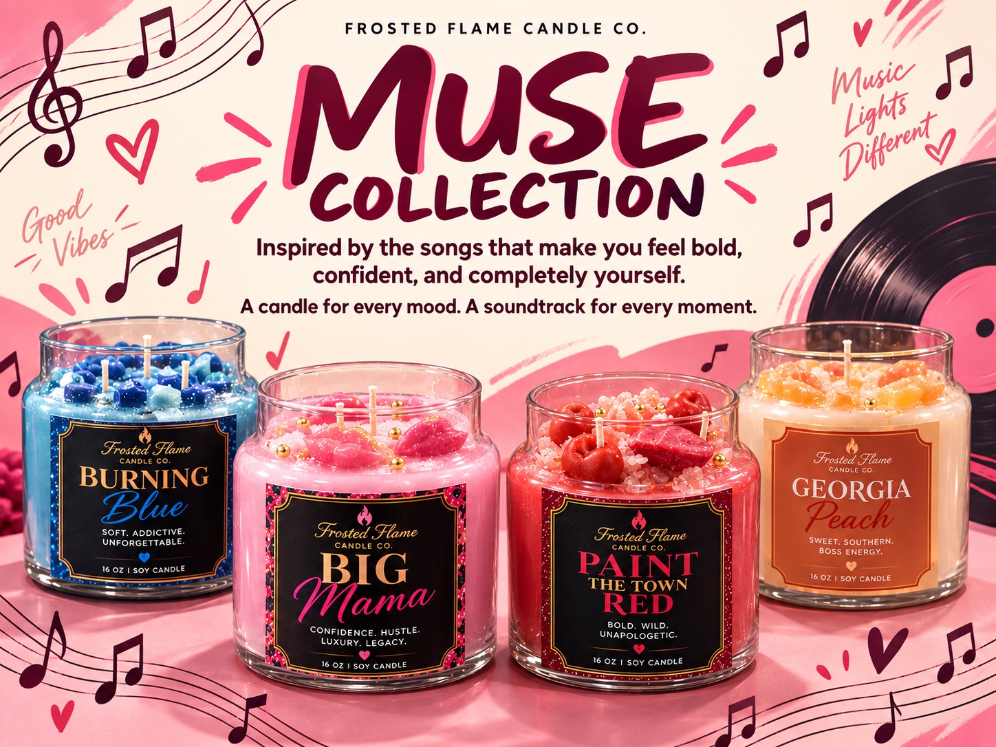 Muse Collection Candle by Frosted Flame