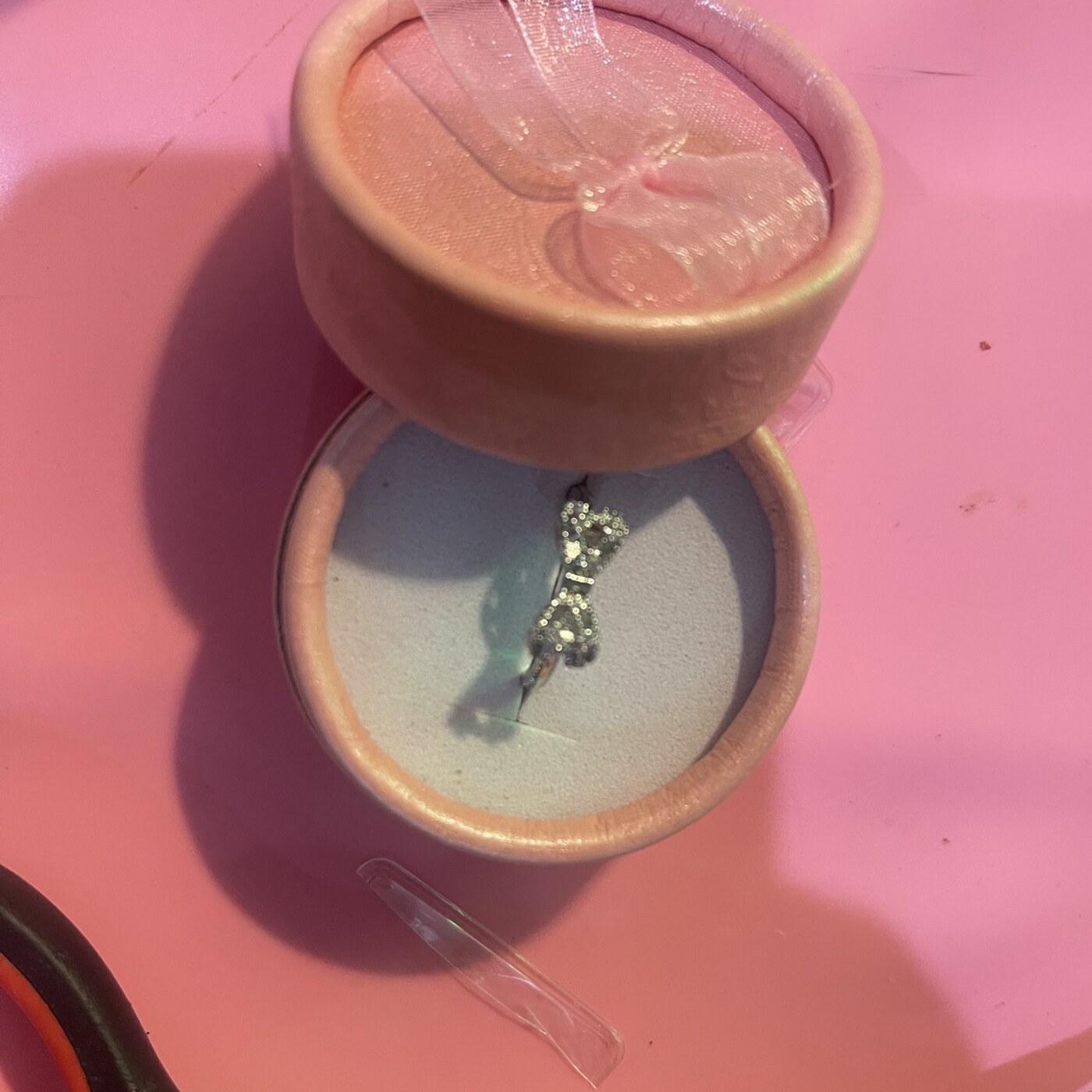 Sterling Silver Bow Ring by Frosted Flame