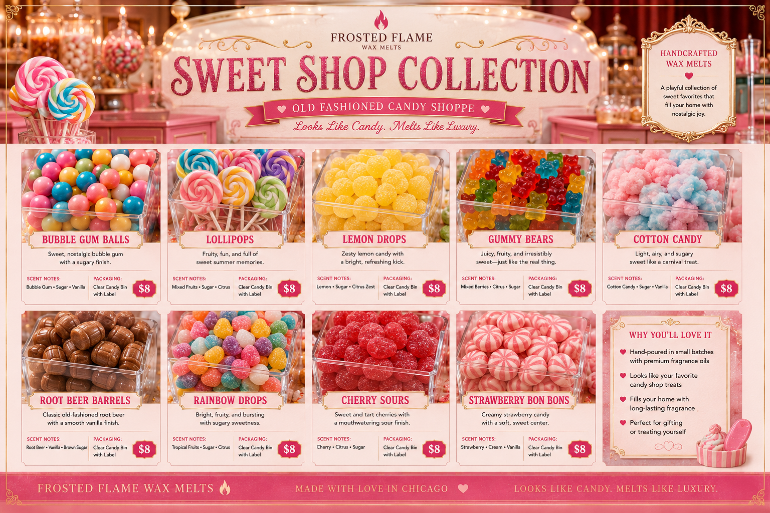 Sweet Shop Candle by Frosted Flame